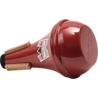 Denis Wick Sourdine trompette droite aluminium rouge - Vue 2